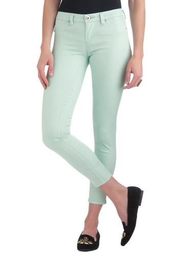 Pastel Me Your Secrets Jeans in Mint
