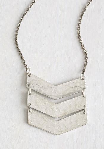 Matatraders On A Silver Flatter Necklace