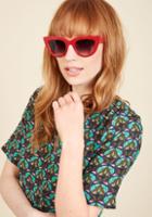  Worth Its Weight In Bold Sunglasses In Cherry