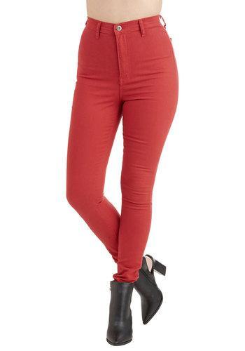 Angryrabbit Gotta Jet Set Jeans In Red
