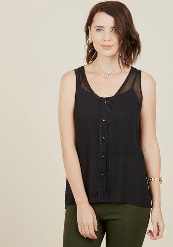  Take The Breezy Way Out Sleeveless Top In M