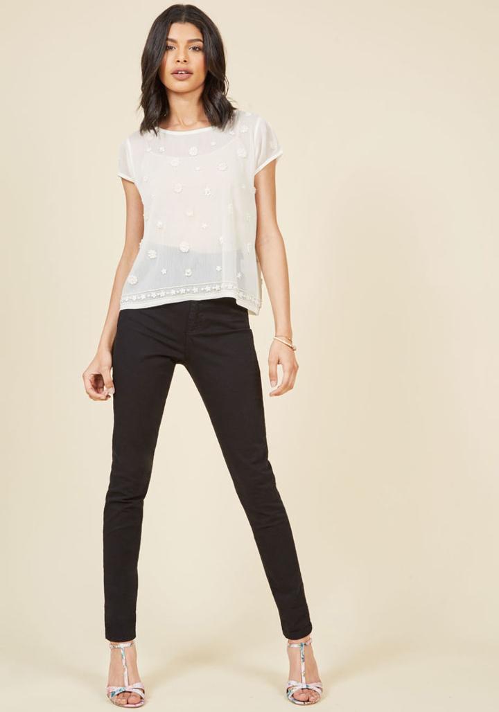 Modcloth So, Shall We? Top In S