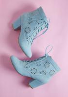 Baitfootwear B.a.i.t. Footwear Floral Footfalls Cutout Bootie In 8.5