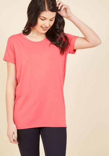  Simplicity On A Saturday Tunic In Coral In Xs
