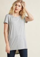 Modcloth Simplicity On A Saturday Tunic In Grey In S