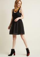 Modcloth Artisan Iced Tea Lace Dress In Black In 3x