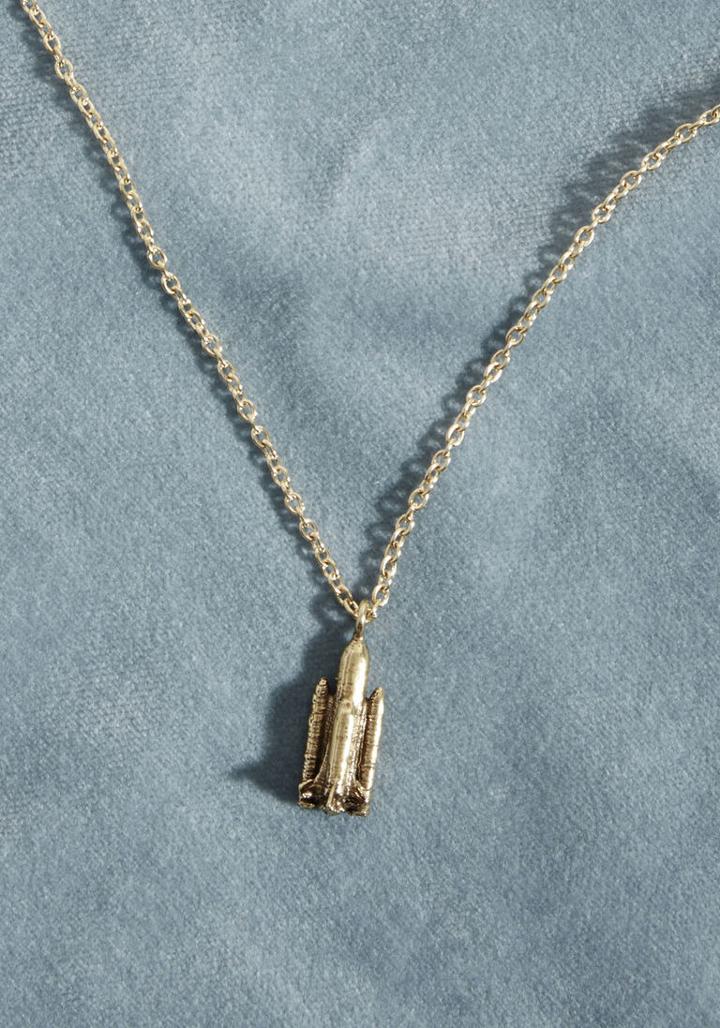 Modcloth On Again, Takeoff Again 3d Printed Necklace