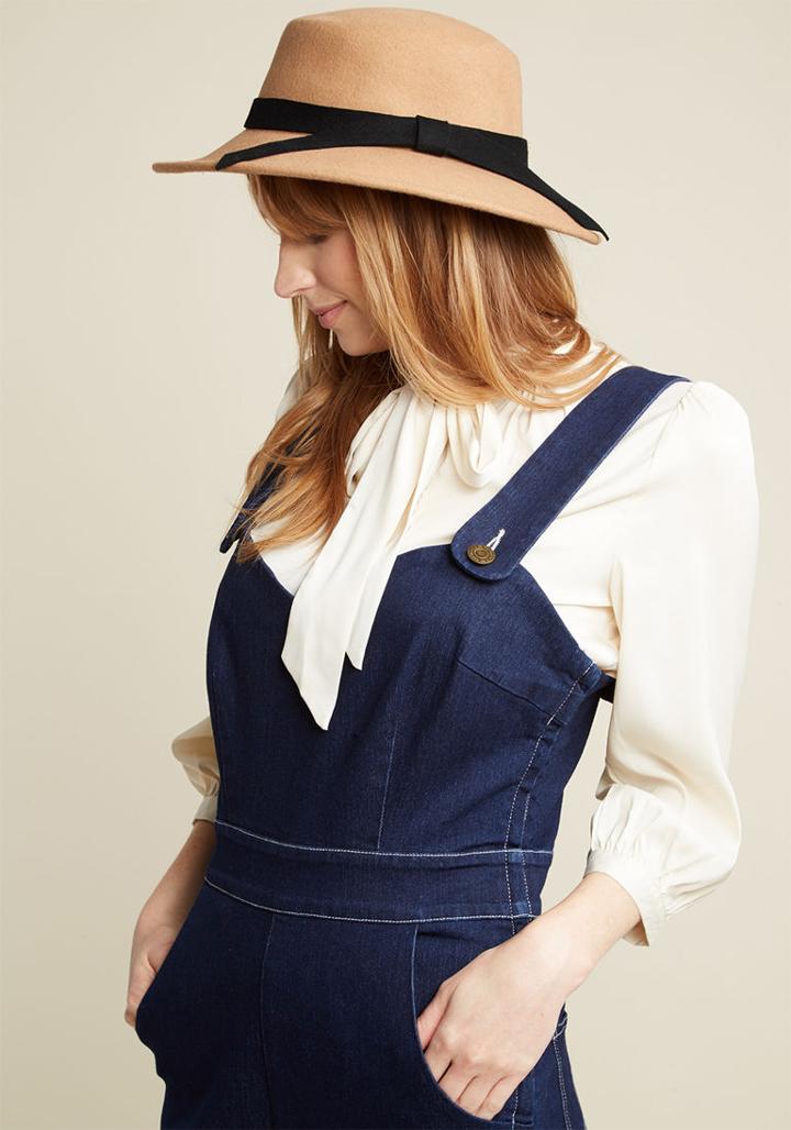 Modcloth Downtown Distinguished Hat