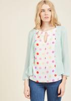 Modcloth Sweetest Subtleties Cardigan In Mint In Xs