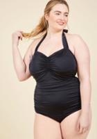 Estherwilliams Bathing Beauty One-piece Swimsuit In Black In 10