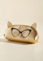  I Can See Ear-ly Now Pouch In Gold