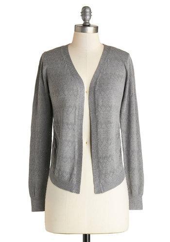 Sunnygirlptylltd Textbook Cutie Cardigan In Grey