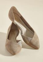  Advantage Suede Wedge In Taupe In 7