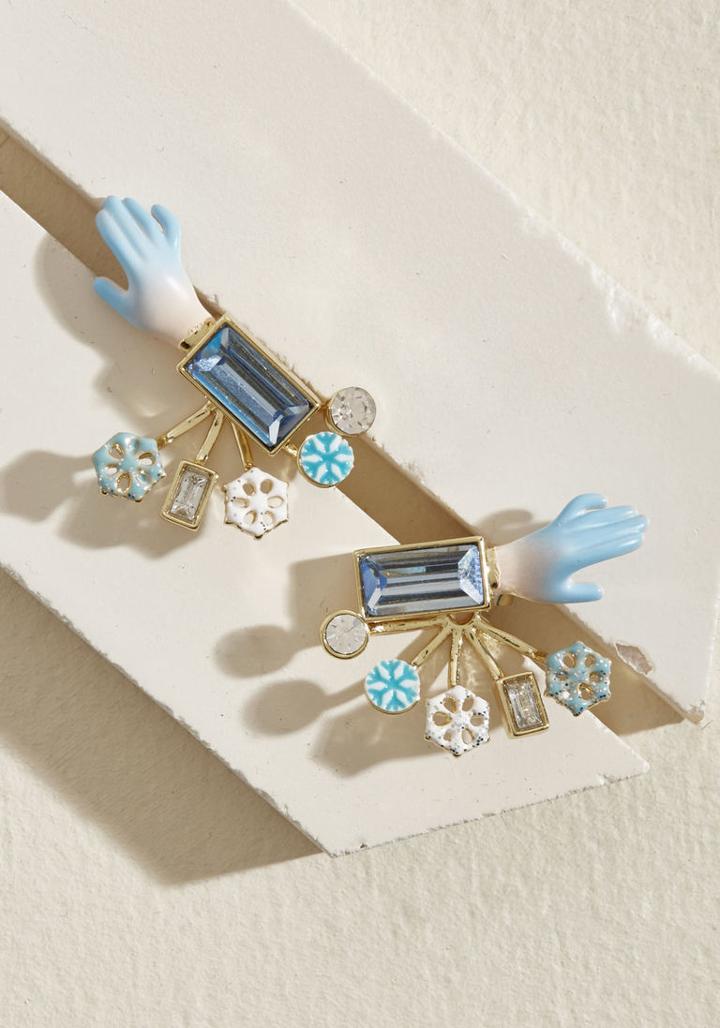 Lesnereides Les Neridies Flawless Flakes Earrings