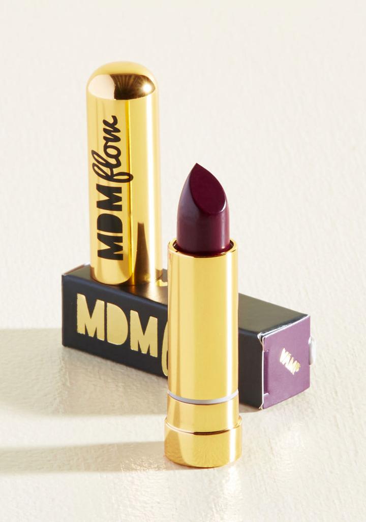Modcloth Color Makes Me Holla Lipstick In Vamp
