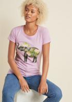 Modcloth Second To Ton Graphic T-shirt In Xs