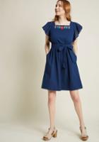 Modcloth Cottage Homage A-line Dress In 2x