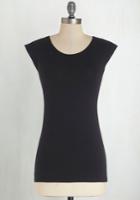  Tanks Very Much Cotton Top In Black In Xl