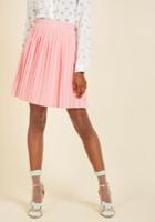  Pleats As Punch A-line Skirt In Pink In Xxs
