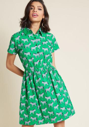 Companiafantastica Compania Fantastica Sahara Character Shirt Dress In 2x
