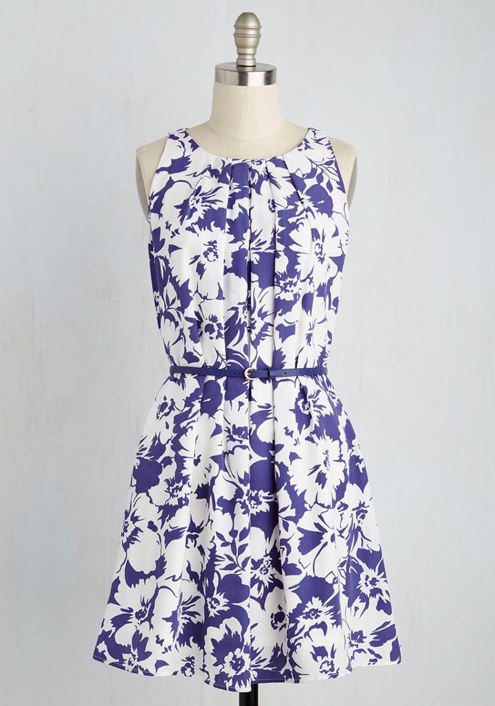  Great Wavelengths Dress In Indigo Blooms In S