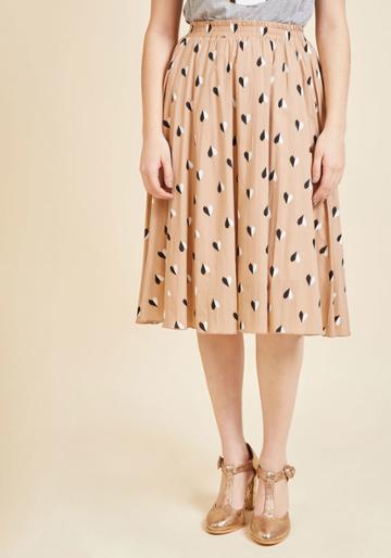  Loving This Weather Midi Skirt In Xs