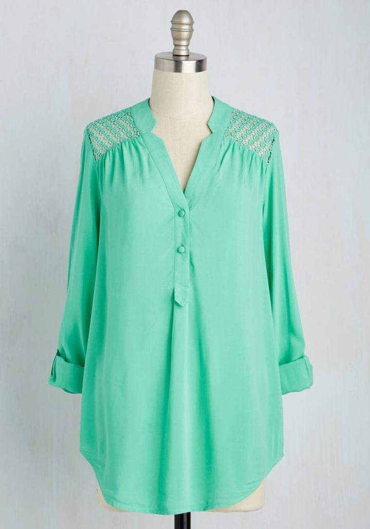  Lakeside Lodgings Tunic In Seaglass In 2x