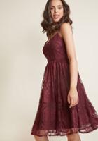 Bbdakota Strike It Lovely Lace Midi Dress In Fig