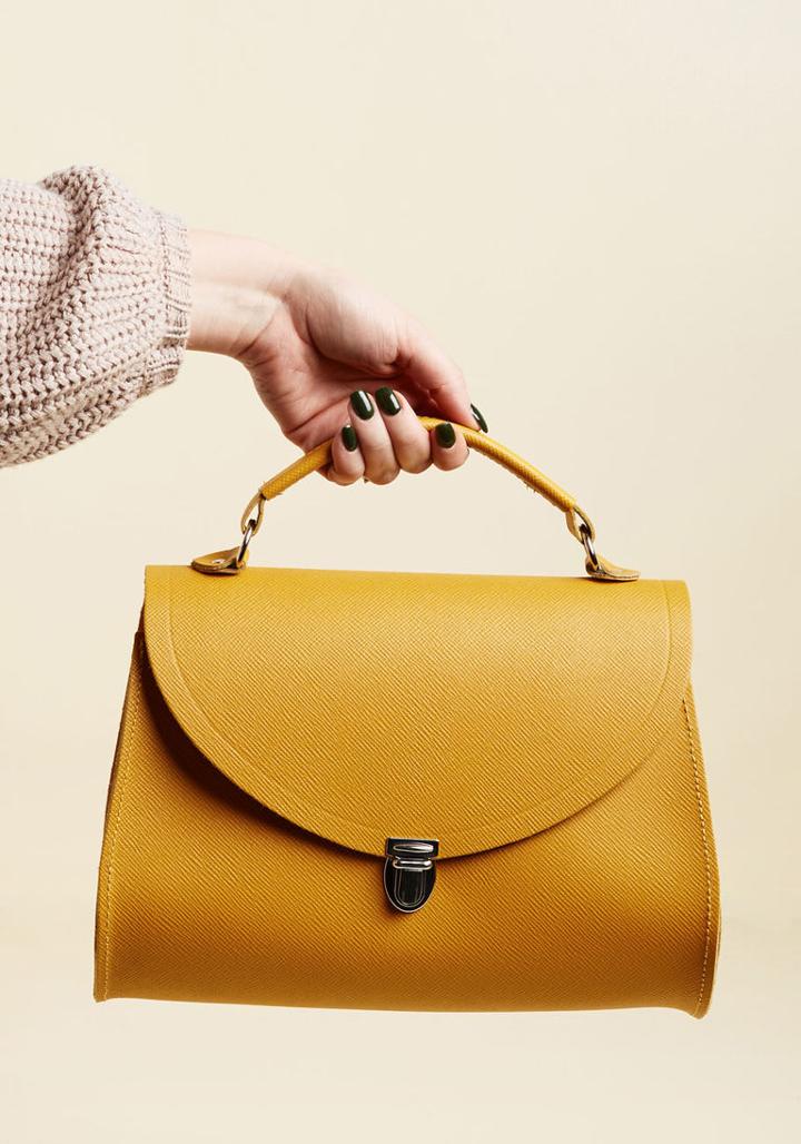 Cambridgesatchel The Cambridge Satchel Company Poppy Bag In Mustard - 11