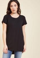 Modcloth Simplicity On A Saturday Tunic In Black
