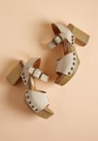 Modcloth Trots And Ends Suede Heel In 10