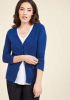  Charter School Cardigan In Royal Blue In 2x