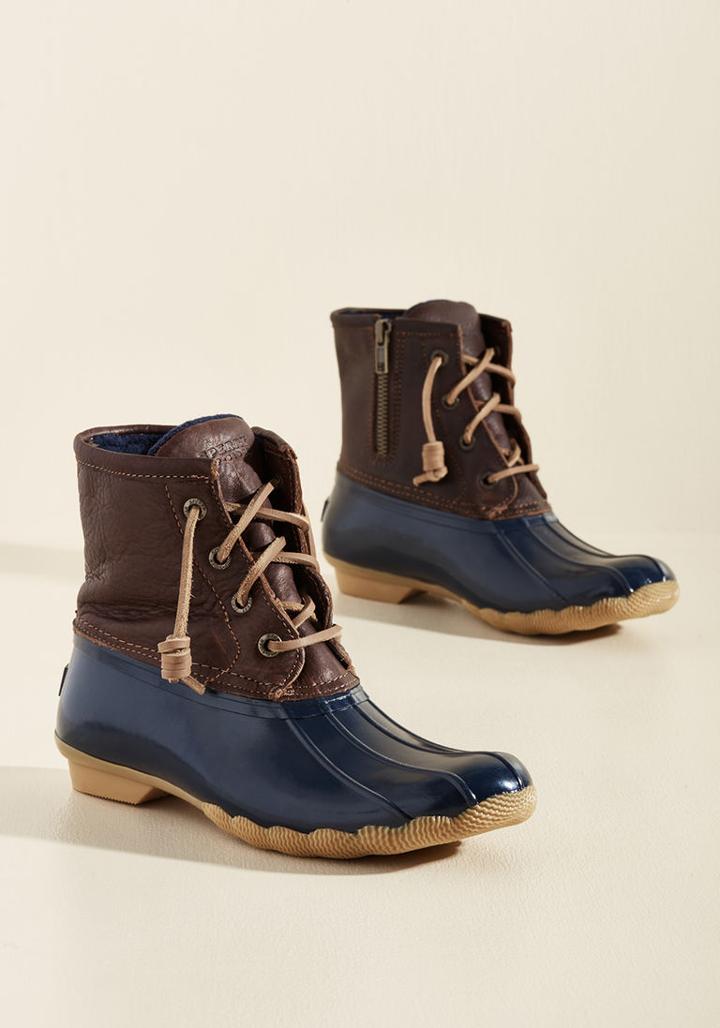 Sperry Duck, Duck, Boot In Navy