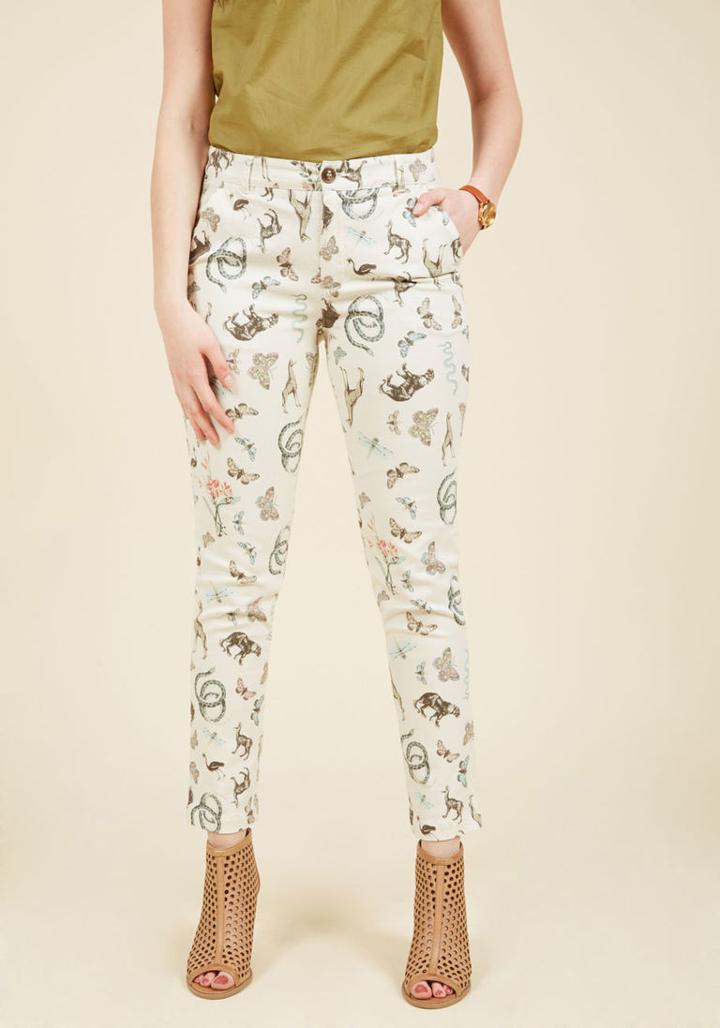 Modcloth Legendary Lifestyle Pants In Fauna