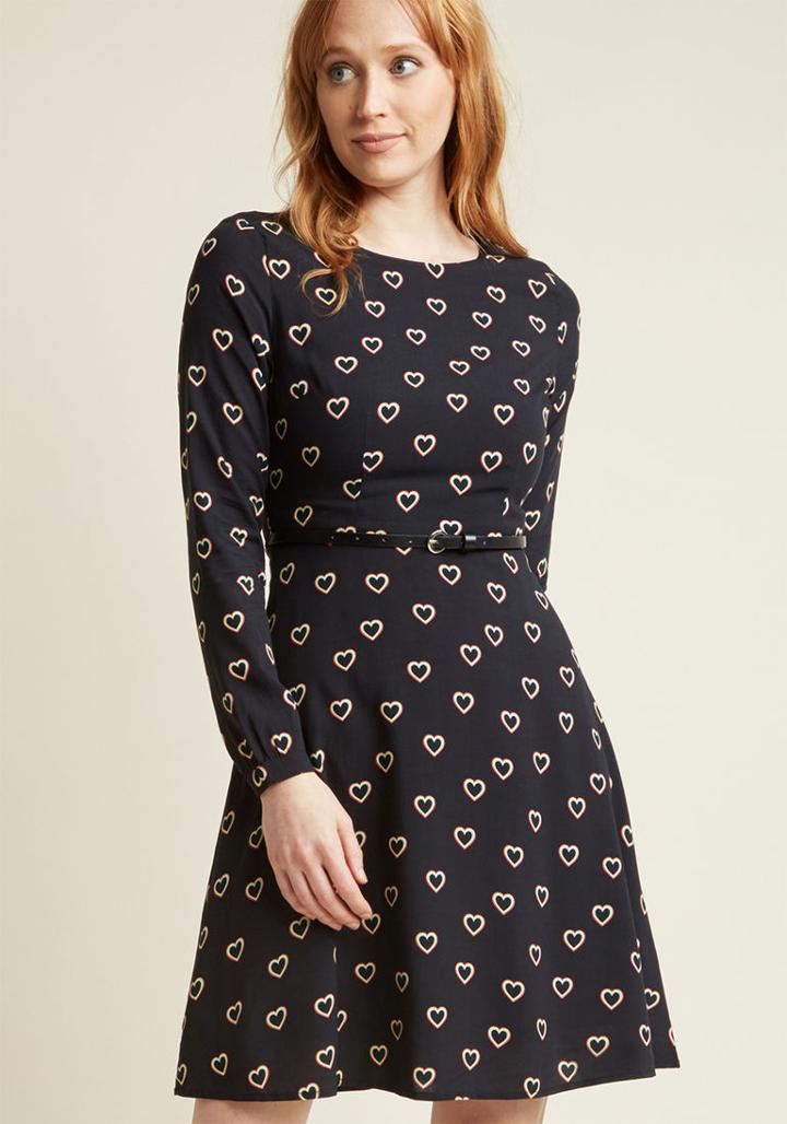 Sugarhillboutique Sugarhill Boutique Heart To Believe A-line Dress In 10 (uk)