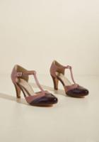 Chelseacrew Chelsea Crew Vivacious Vibes T-strap Heel In Burgundy