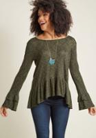 Modcloth Noticeably Noble Knit Top In 3x
