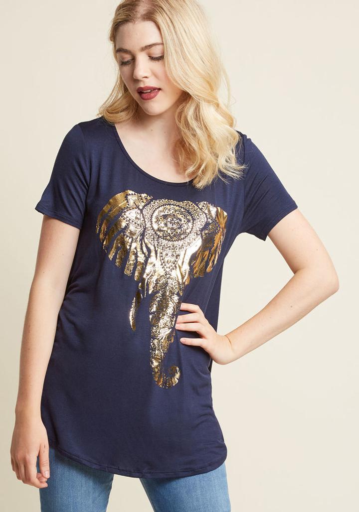 Modcloth Tusk 'til Dawn T-shirt In 4x