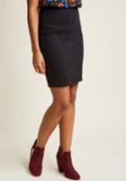 Modcloth Quilted Knit Pencil Skirt In 1x