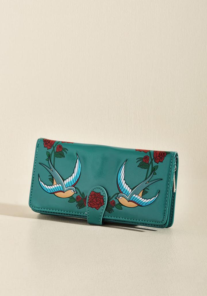 Modcloth I Bird You Farewell Wallet