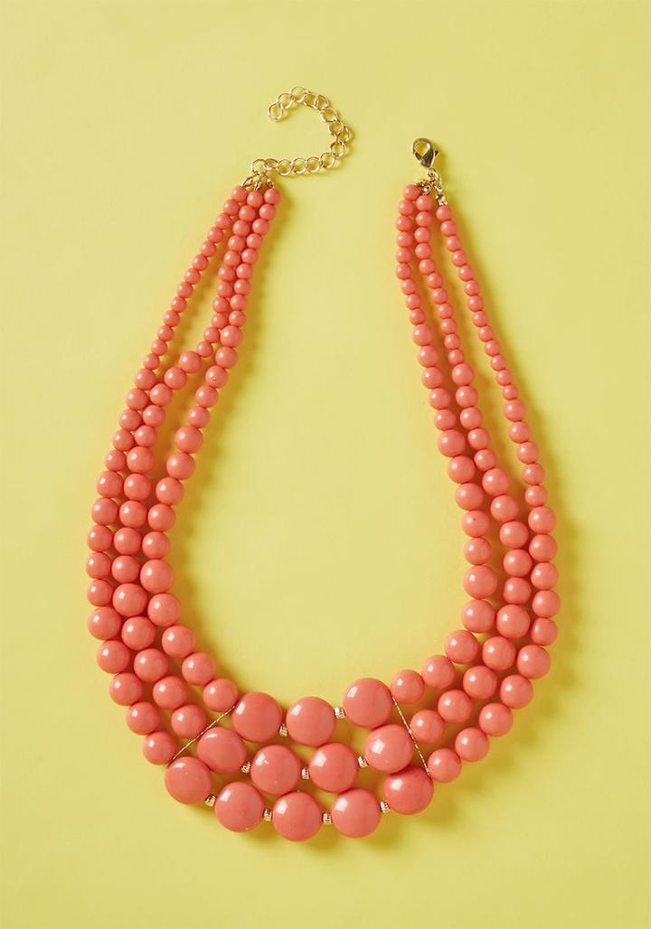 Modcloth Strong, Vibrant Type Beaded Necklace