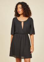  Your Flutter Half A-line Dress In S