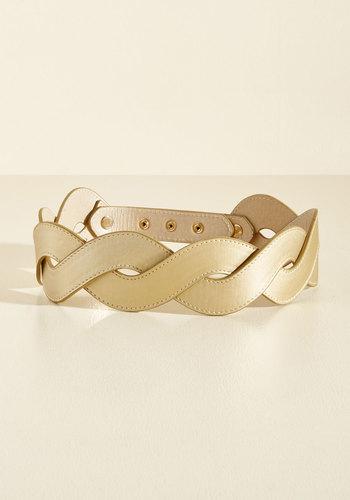  Get In Touch With Your Helix Belt In Gold In S/m