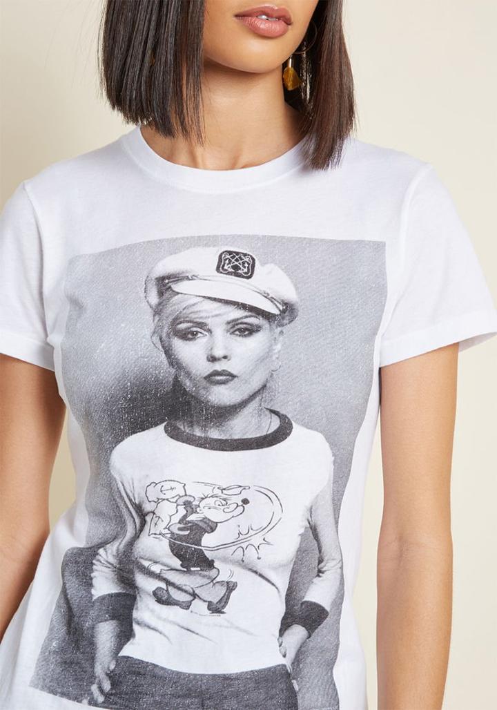 Modcloth Island Of Lost Styles Graphic Tee In M