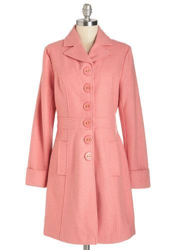 Tulledbamorningglow Verdant Virtues Coat In Pink