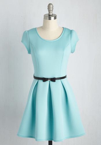 Celinesinjinenterprisesinc Darling Decision Dress In Aqua