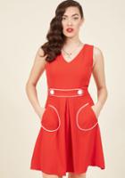 Modcloth Obsessed With Retro A-line Dress