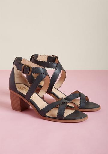 Modcloth Amorous Asset Block Heel Sandal In 8