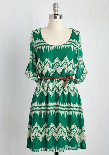  Mountain Dwelling Mini Dress In Green In S