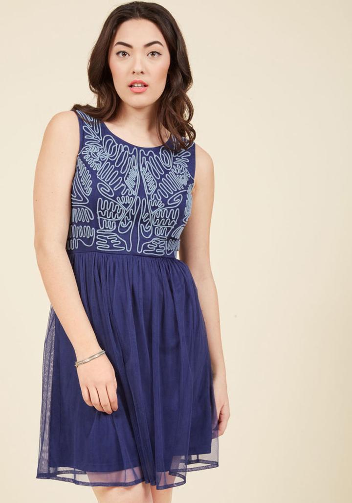  Expressive Impact A-line Dress In 3x